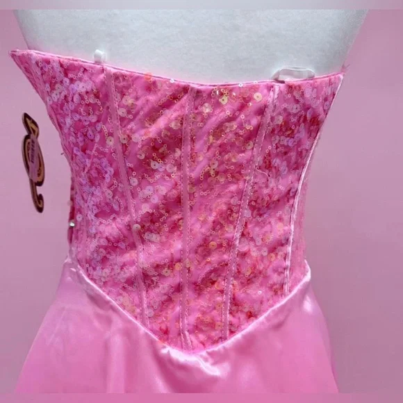 DEAL OF THE WEEK- Pink Strapless Dress - Picture 4 of 7